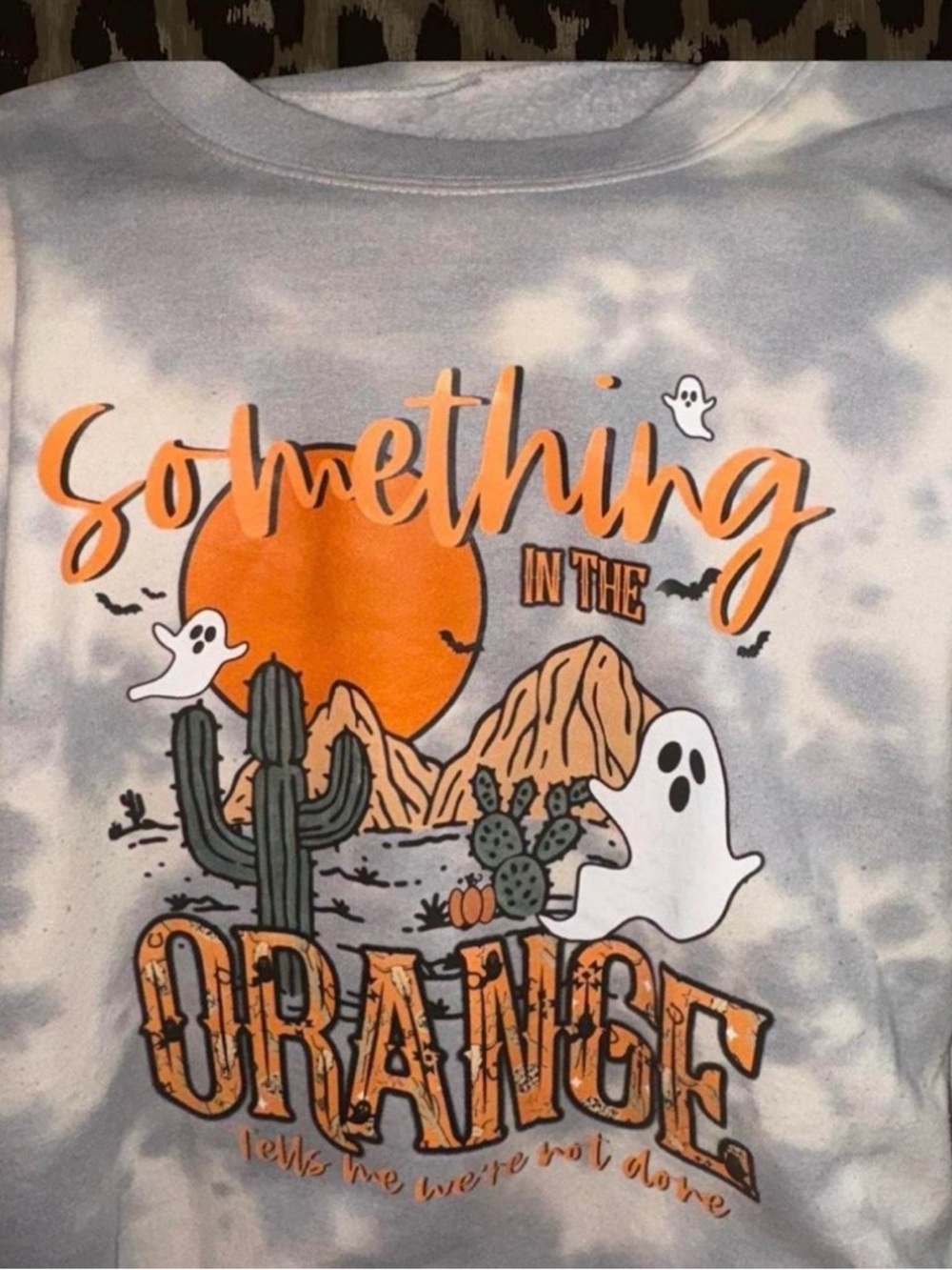 Something in the Orange Graphic Crewneck